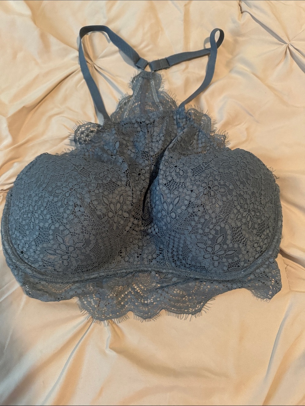 Lace High-Neck Bralette